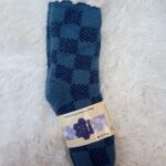 Meia Térmica - XADREZ Azul